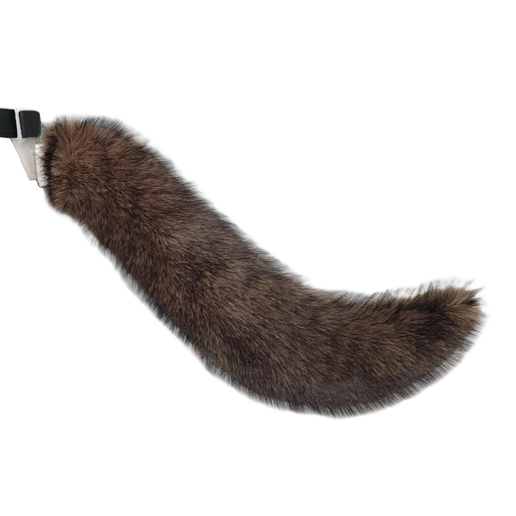 Coda da Volpe Lontra Lupo Telecomandata Accessorio Costume Cosplay Festa di Halloween Gatti Lontre Coda Elettrica Mobile Pelosa
