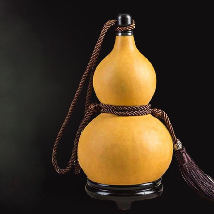 Delicate Gourd Shape Liquor Bottle Artistic Gourd Shape Water Pots Homes Decorative Table Display Accessory