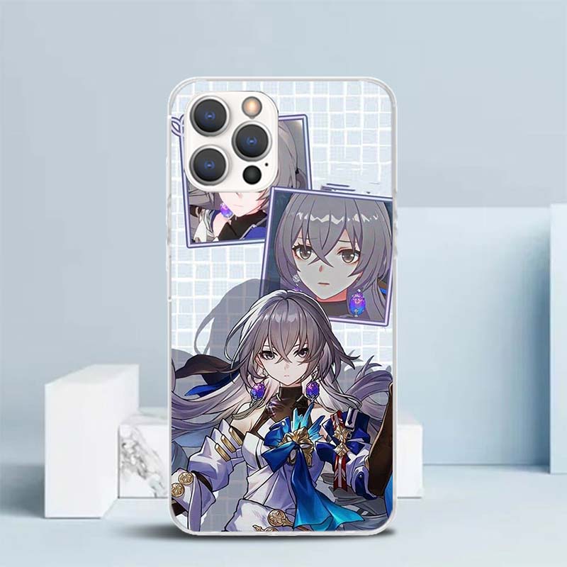 Honkai Star Rail Bronya Rand Soft Cover for iPhone 16 17 Air 15 14 Pro Max 16E Phone Case 13 Mini 12 11 7 SE 8 Print Pattern Fit