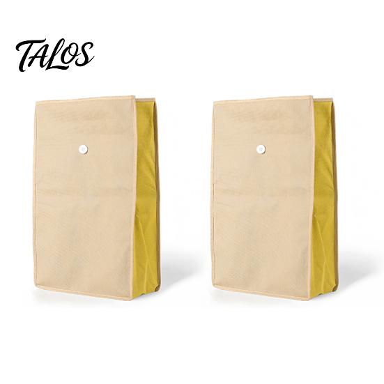 Vegetable Storage Bags Reusable Self Sealing Potato Onion Bags, Light Blocking Bag with Side Anti Sprouting Zipper, Non-woven Fabric Pantry Organizer