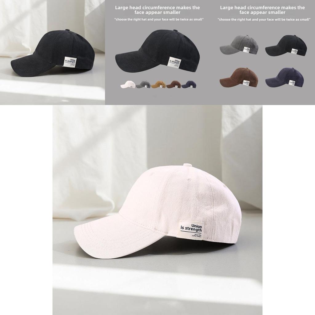 Letter Embroidered Baseball Cap With Wide Brim For Casual Streetwear Fashion