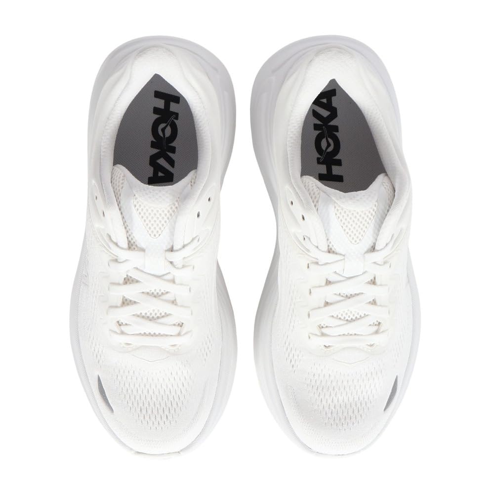 HOKA Bondi Running Jogging Shoes, Shoes, 91162011-WWH (White/Size 25.5/Men's)