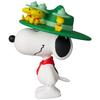 MEDICOM TOY UDF Ultra Detail Figure No. 846 PEANUTS SERIES 18 Snoopy & Woodstock, approximately 120mm tall, non-scale, painted, fully assembled figure