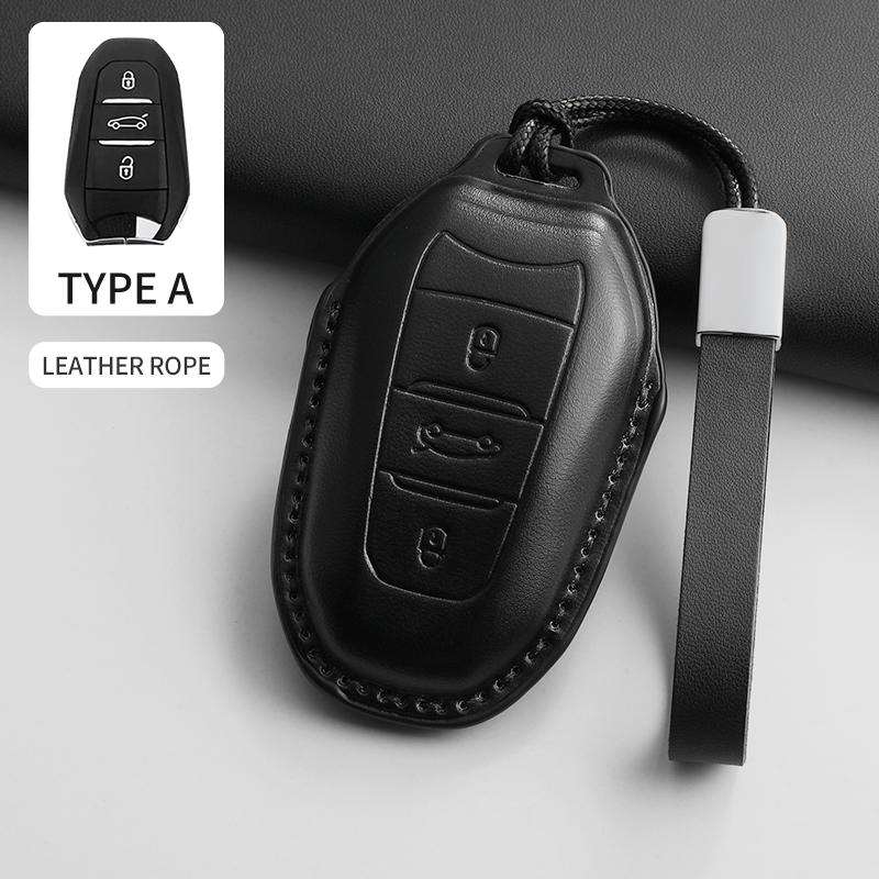 

3 Buttons Car Key Case Cover For Peugeot 508L 408 5008 408X 4008 Cars Shell Keychain Anti-Scratch Cover Decorative Accessories