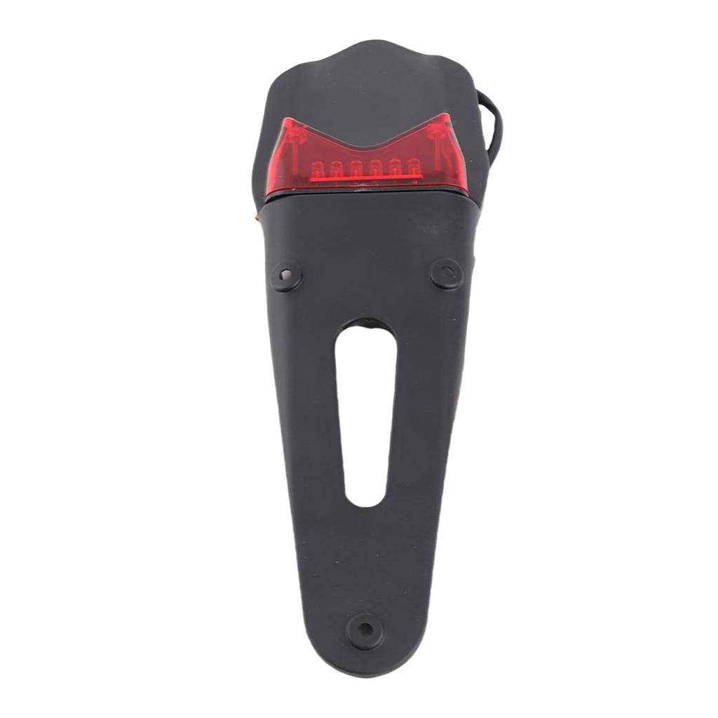 Motorcycle Brake Tail Lights LED Rear Mudguard License Plate Lights For Dirt Bike Off Road