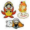 Creativity Anime One Piece Enamel Pins Monkey D Luffy Badges Men Women's Brooches Cool Briefcase Badges Decorate Gifts