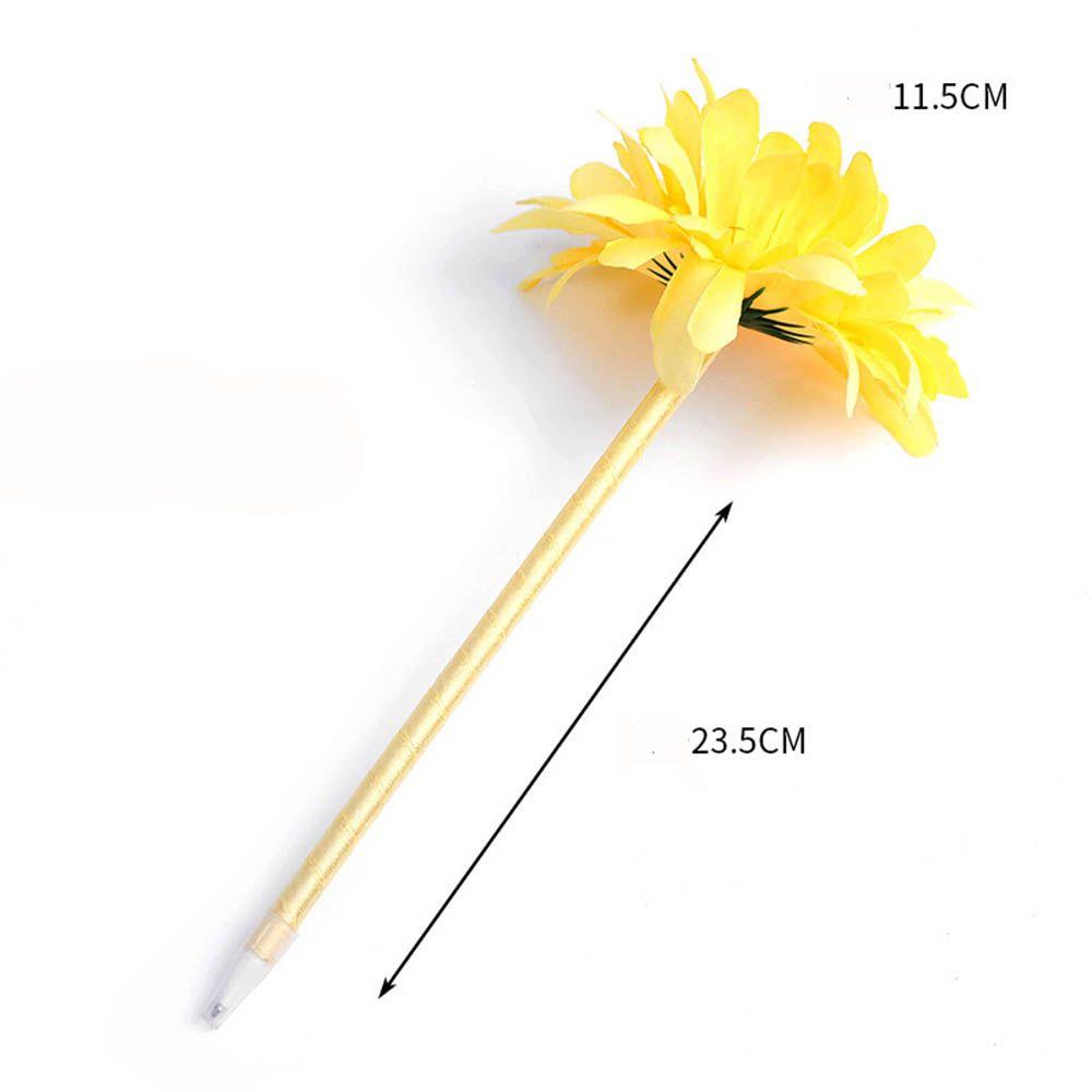 Supplies Mother Day Writing Supplies Flocked Rose Pen Flower Pencils Neutral Pencil Ballpoint Pens