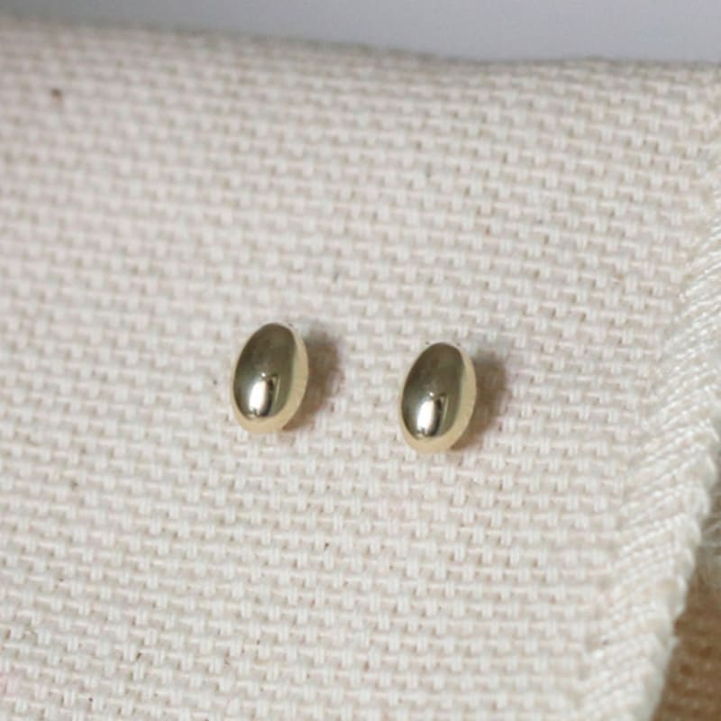 Youngglow 14k Oval Round Piercing Earrings