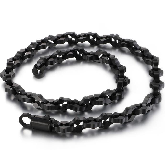 11MM Thick Black Stainless Steel Chains