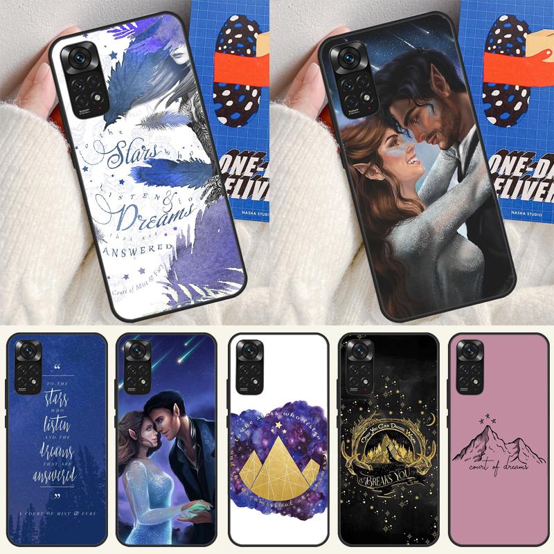 A Court Of Mist And Fury Case For Xiaomi Redmi 14C 10C 12C 13C Cover For Redmi Note 13 Pro 14 9 10 11 12 10S 11S 12S
