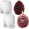Silicone Pine Cone Mould Chocolate Mold Candle Mold Pine Nut Pine Cone Mold  Christmas Gift