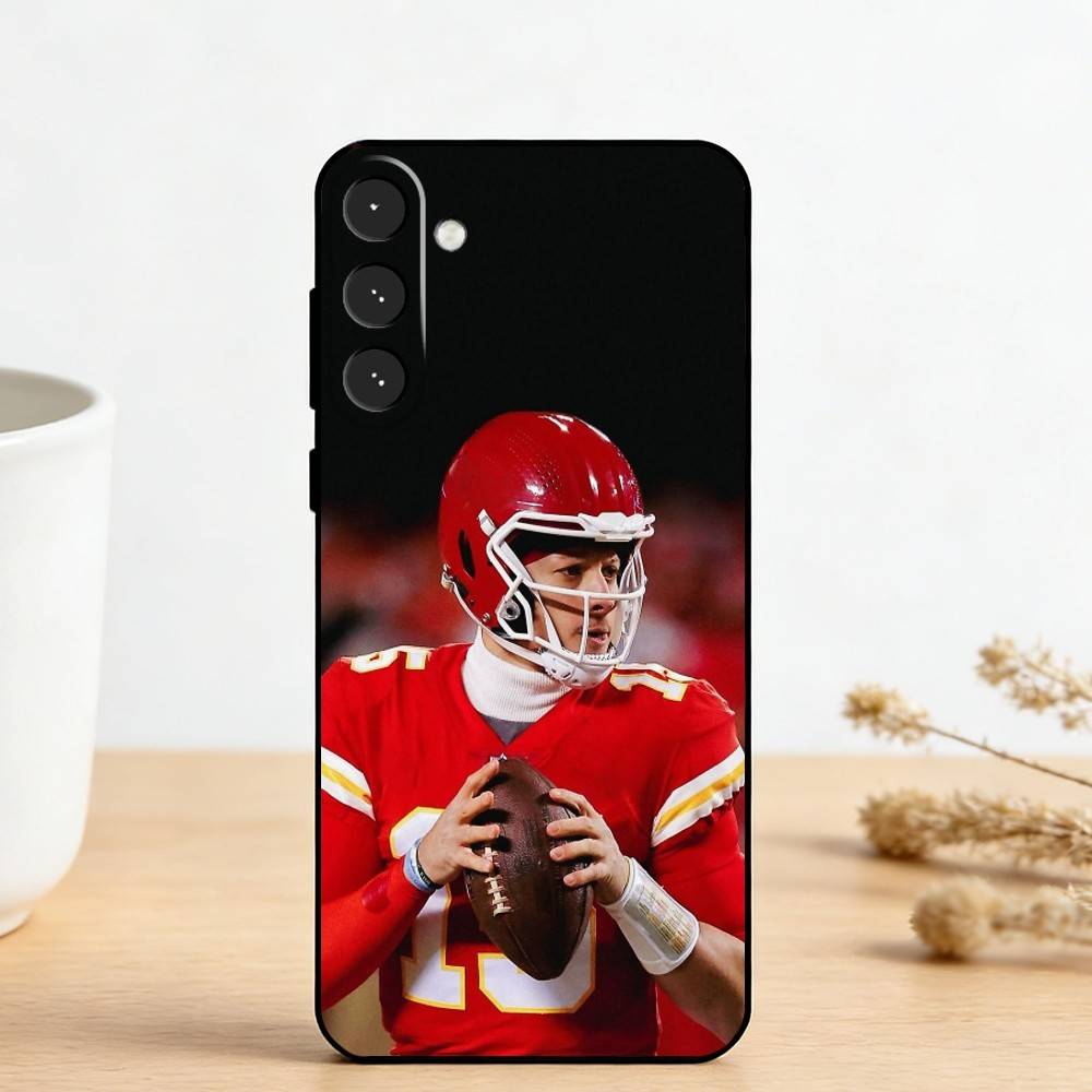 A-American Football P-Patrick Mahomes   Phone Case For Samsung Galaxy A73,A72,A71,A70,A53,A52,A51,Others Soft Black Cover