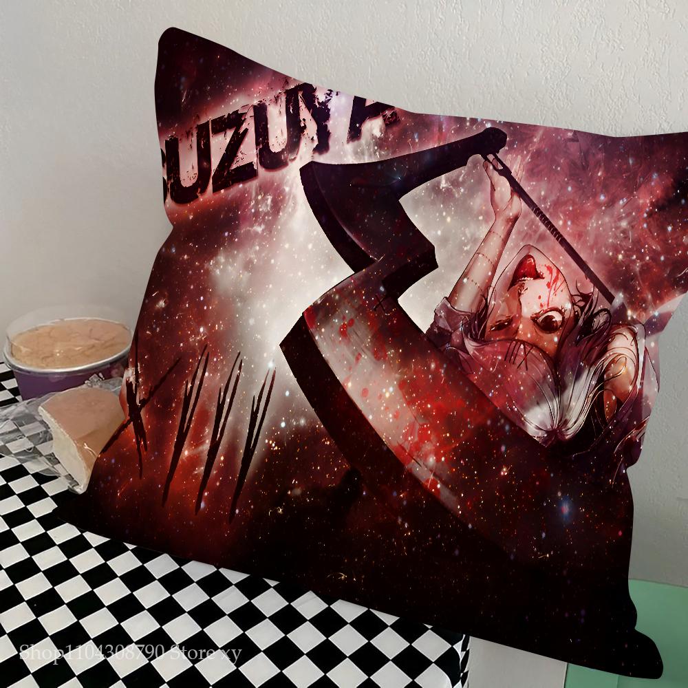 Anime JUUZOU SUZUYA Tokyo Pillow Case Square Pillow Bedroom Sofa Leisure Comfort Cushion Car Living Room Home Decoration