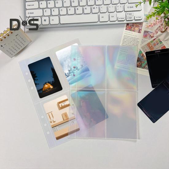 

10pcs PP материал связующий рукав горизонтальный тип практичный A5 Idol фото альбом внутренняя страница фото рукав