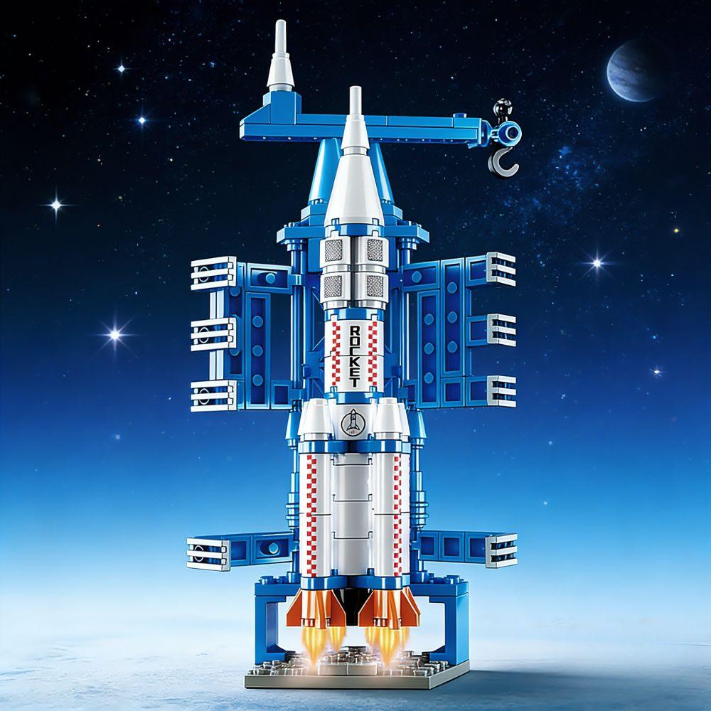 Wucifang Bags Boys Toylinx 133Pcs Space Rocket Building Blocks Stem Toy Movable Launch Construction Set Gift For Kids Girls