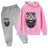 2025 Gundam Lässige Kinderkleidung 2-teiliges Hoodie-Set Kleidung Coole Mädchenkleidung Jungen Trainingsanzug Kinder Babykleidung