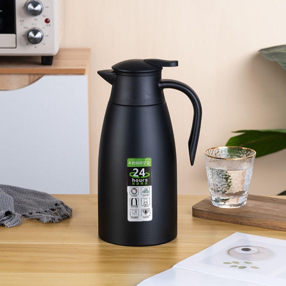 304 Stainless Steel Thermal Coffee Pot Large Capacity Thermos Water Kettle Vacuum Flasks  Hotel