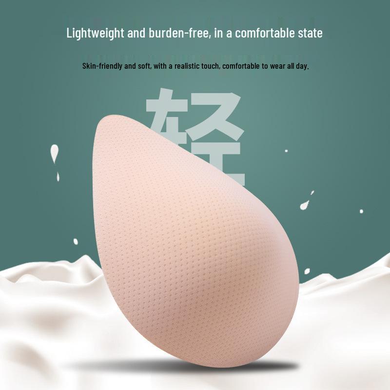 Lightweight Natural Sea Sponge Mastectomy Bra Pad for Post-Surgery Comfort