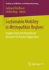 Kniha Sustainable Mobility In Metropolitan Regions : Insights from Interdisciplinary Research for Practice Application