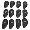12Pcs Golf Iron Covers Set with Numbers Soft Protective Golf Head Cover Protective Headcover for