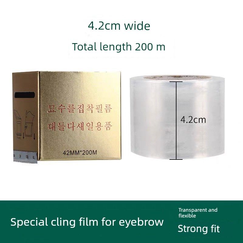 

Eyebrow Tattoo Plastic Wrap Cover Film Eyebrow Tattoo Mist Eyebrow Covering Film Korean Style Permanent Makeup Pigment Products Tools Suit 10 Pieces of Plastic Wrap