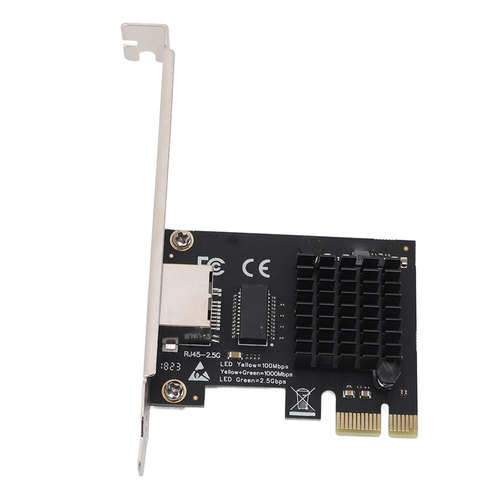 

Мережева карта PCIe RTL8125B 2.5G Gigabit Порт RJ45 Мережева карта PCI Express для Windows 7 8 10 11