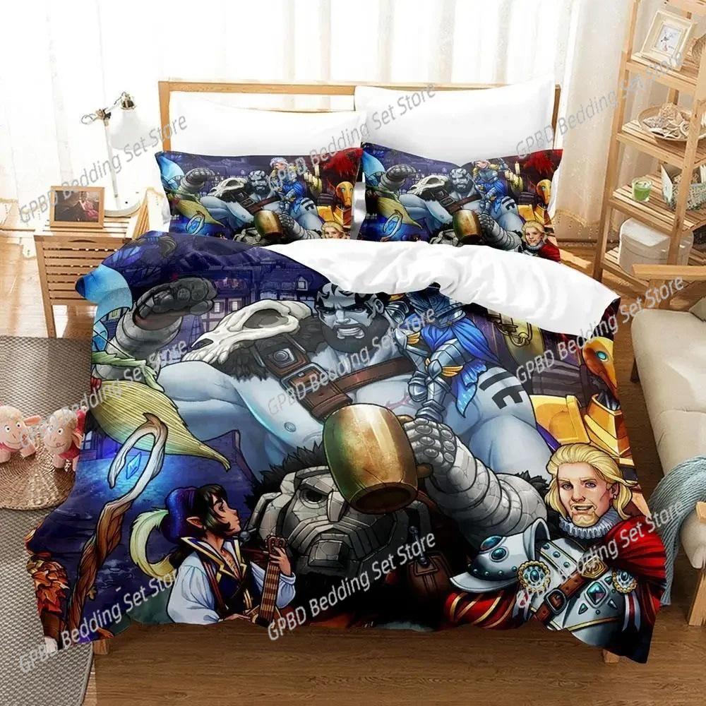 Legend Of Vox Machina Game Bedding Set Bedroom Soft Modern Bedspreads Comefortable Duvet Cover Quilt Cover And Pillowcase