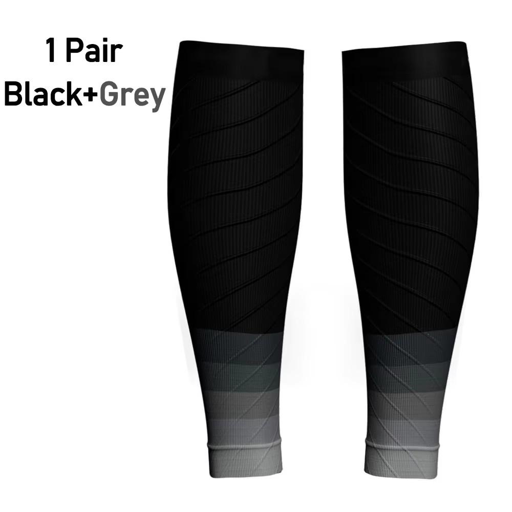 

Calf Compression Sleeves Compression Sports Socks Long Pressure Stockings Leg Compression Sleeve Calf Support Assists Leggings серый