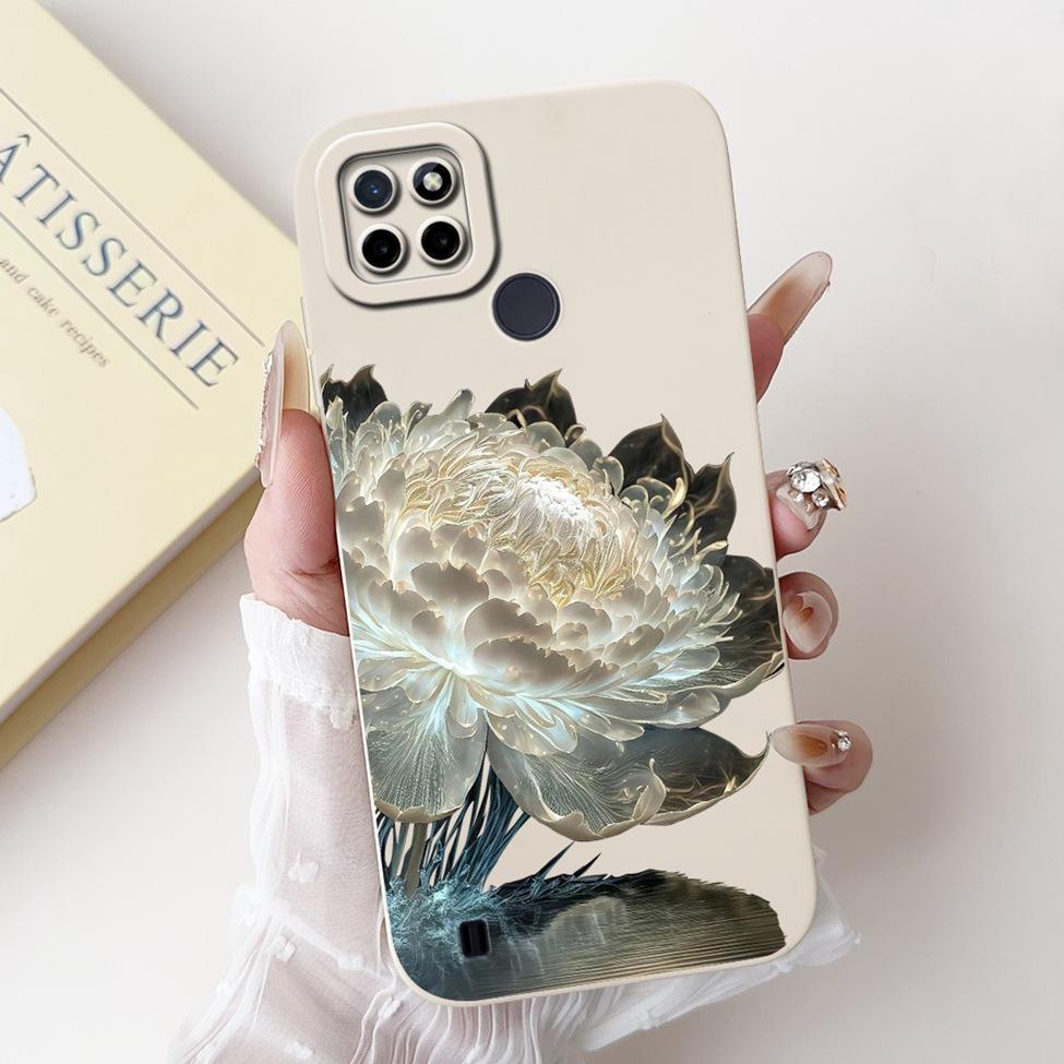 For Realme C21Y RMX3261 RMX3263 C25Y RMX3269 Cover For Realme C21Y Case Cute Cat Funny Cool Fashion Silicone Shockproof Bumper