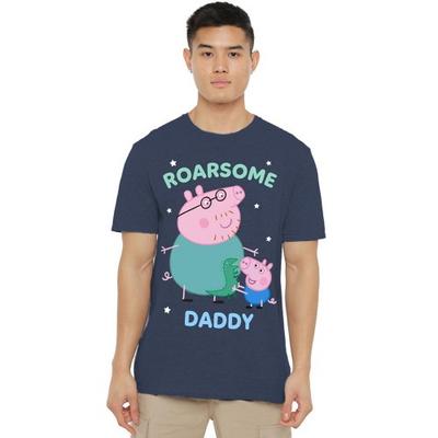 Unisex Adult Roarsome Daddy Pig T-Shirt