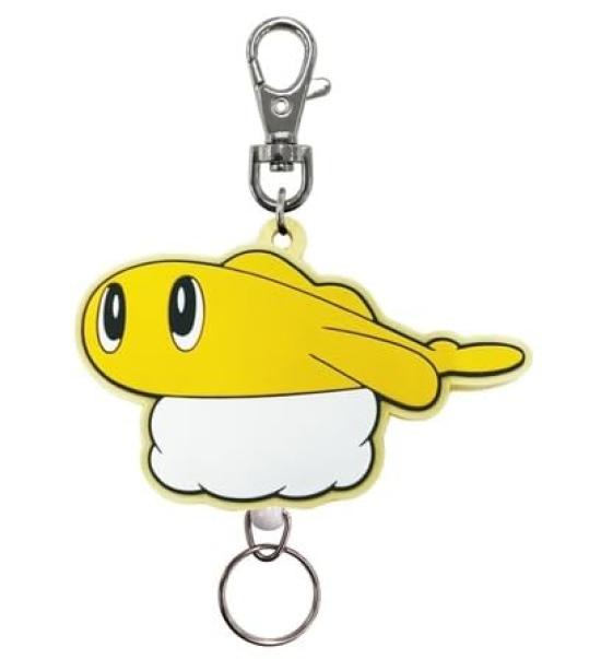 SK Japan Pokemon Sharitatsu Rubber Reel Keychain 16649 Pokemon