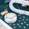 60Pcs 6 Colors Alloy Pendants with Rhinestone Cadmium Free & Nickel Free & Lead Free Clover Charms Mixed Color 18.5x14x2mm Hole: 1.8mm