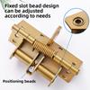 4 Inch Self Closing Spring Door Hinge Mute Invisible Automatic Cabinet Door Closer Anti-Rust Household Hardware for Kitchen