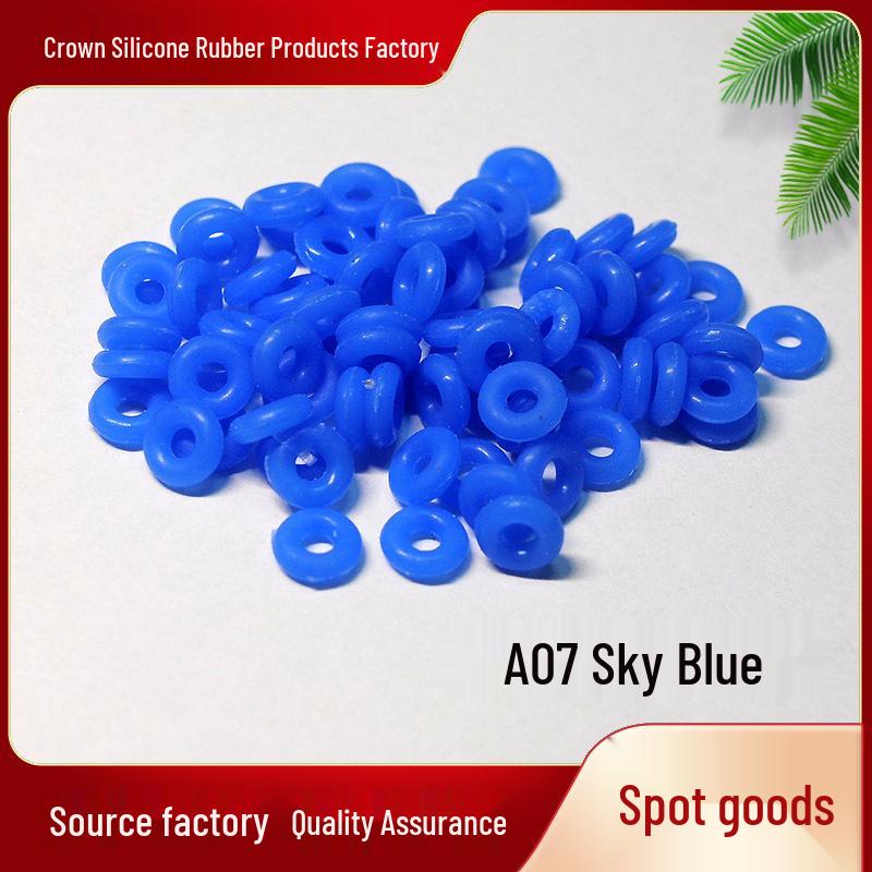 50-Piece Jade Silicone Spacer Rings for Bracelets, Chains, and Necklaces