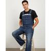 Macacão Masculino Macacão Jeans Masculino Moda Simples Bolso Jeans Solto