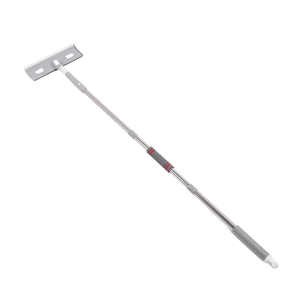 Window Squeegee Long Handle Window Cleaner Tool Rotatable Window Scrubber with Extension Pole for Ho