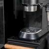 Black Stainless Steel Grounds Box Easy To Clean For Home And Office Barista Bar Grounds Container