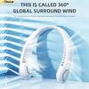Portable Mini Home Summer Air-cooled Neck Hanging Fan for Outdoor Sports, Running, Travel Without Blades, Wearable USB