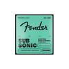 Fender SubSonicTM 9050ML Bass Strings, Flatwound Stainless Steel, Long Scale, Gauges .050-.100, (4)