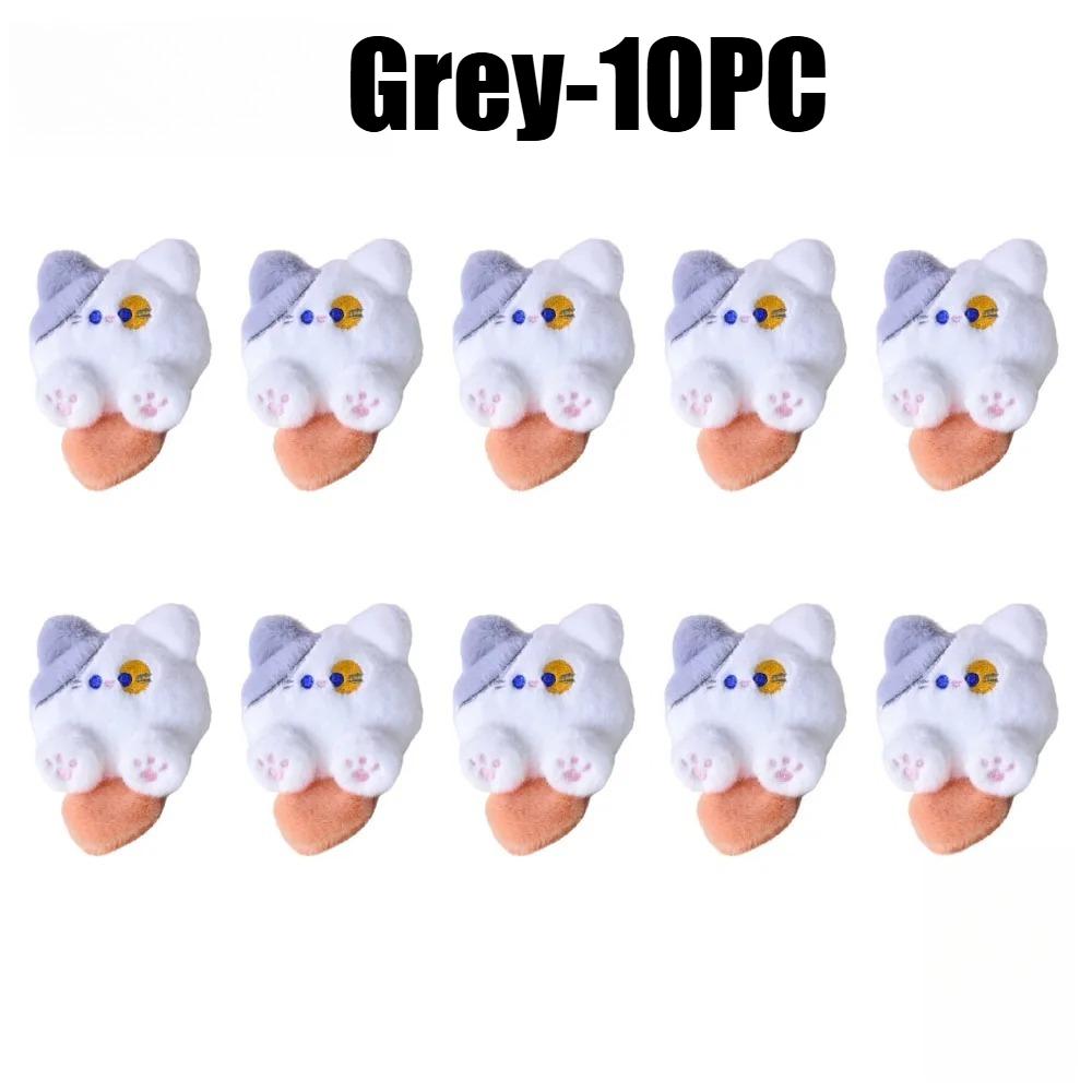 1-20PCS Fashion Long Tail Cat Tail Keychain Filling Cat Bag Decoration Keychain Cat Cute Christmas Birthday Gifts Keyring