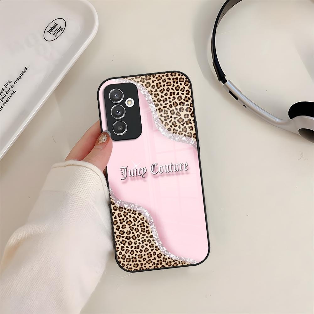 J-JuicysS Couture Phone Case Glass For Samsung S24 S26 S23 S20 S25 S21 S22 Ultra Fe Plus A05 A06 A16 A26 A36 A56 Coque