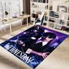 1pc Wednesday Addams Mystery Carpet for Playroom Bedroom Living Room Sofa Home Decor,kids Game Area Rug Non-slip Floor Mat Y82677