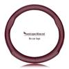 Genuine Leather Luxgen Steering Wheel Cover - Universal Fit for U6, Big 7, S5, U5, 7MPV, Na 5, Rui 3 Models