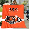 1pc Blanket - Cincinnati Bengals LOGO Print Design, Lightweight Blanket for Sofa, Bed- Soft &Warm, Gift for All Seasons