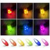 Pet Led Silicone Rubber Pendant Safety Flashing Glow Light Blinking Led Collar Luminous Pendant For Pet Cat Puppy Necklace