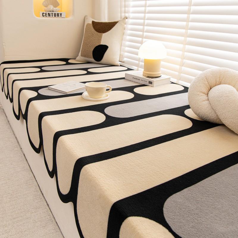 Cream Style Window Sill Cushion All Season Non-slip Mat Balcony Bedroom