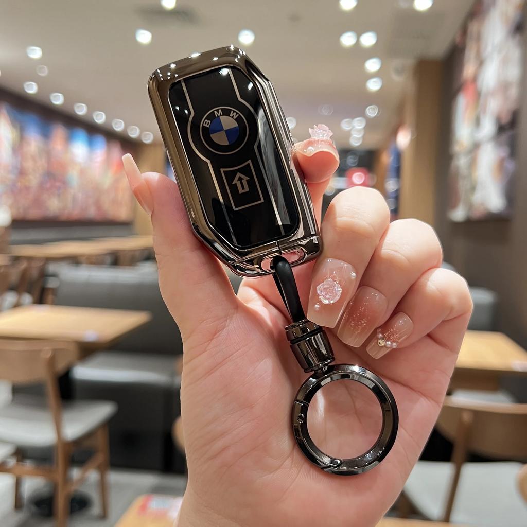 NNEJ4 Zinc Alloy for BMW R1200RS F900xr R1250gs C400gt K1600gt R1200GS Lc R1200RT Motorcycle Key Case Cover Accessories