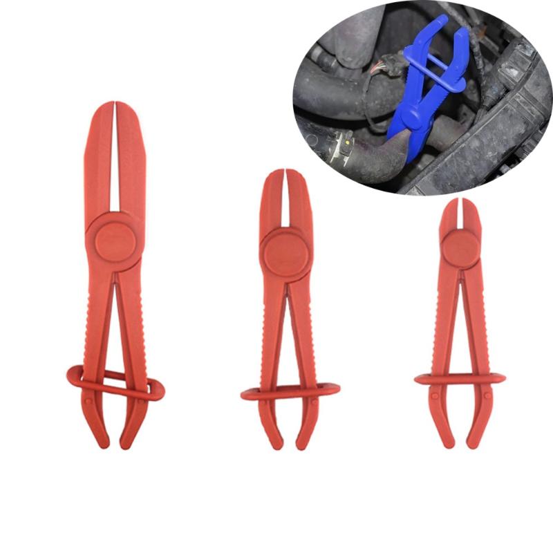 New Sale 1/3Pcs Brake Fuel Water Line Clamp Plier Hands Free Tool Nylon Hose Clamp Tool Set Car Repair Tools Hose Pliers