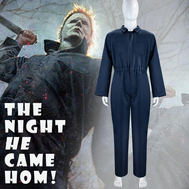 Moonlight Panic Cosplay Halloween Neca Costume Myers Michael Cosplay Outfit Full set S