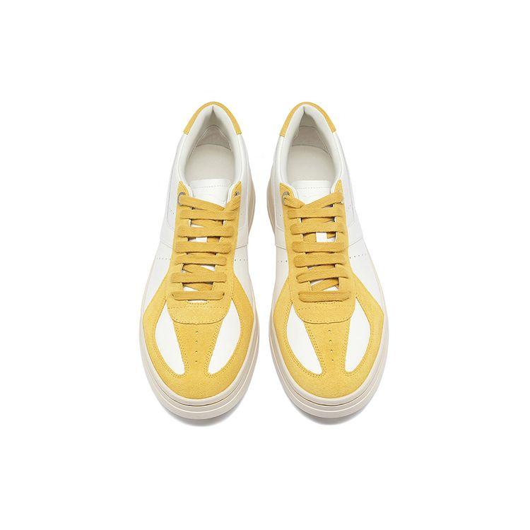 Li-Ning 1990 Classic Retro Casual Low-Top Sneakers Men Sneakers Off-White Yellow ALHS027-4